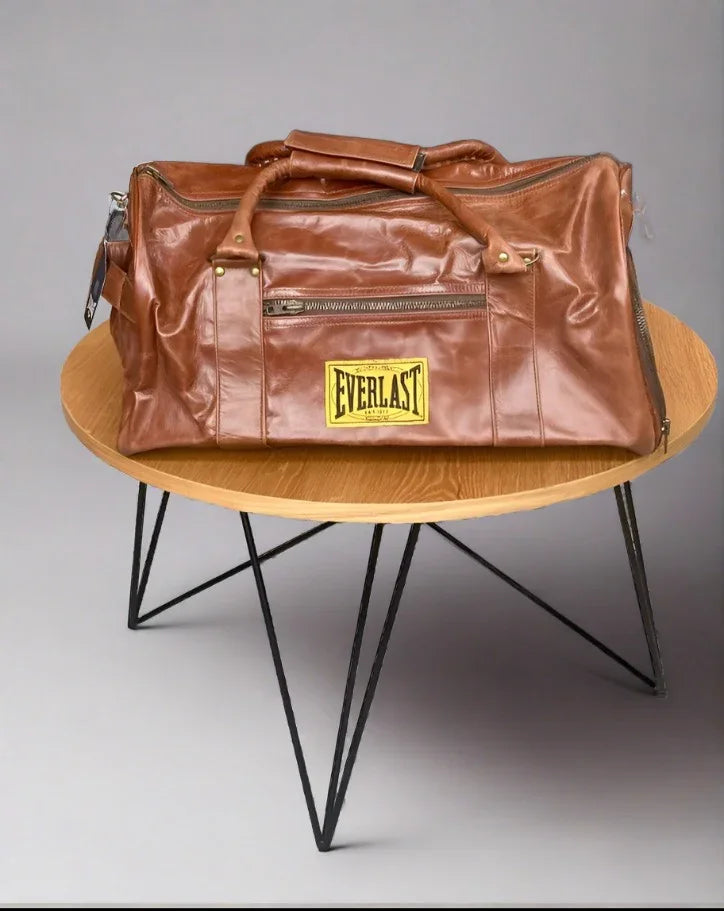 1910 Leather Gym Bag – Box-Up Nation™ - Main Image