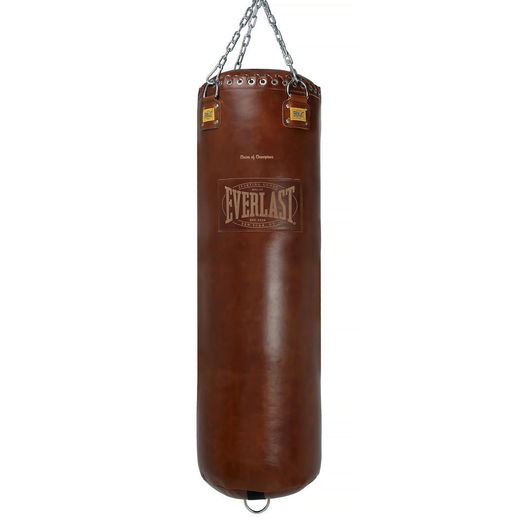 1910 Pro 100lb Leather Heavy Punching Bag