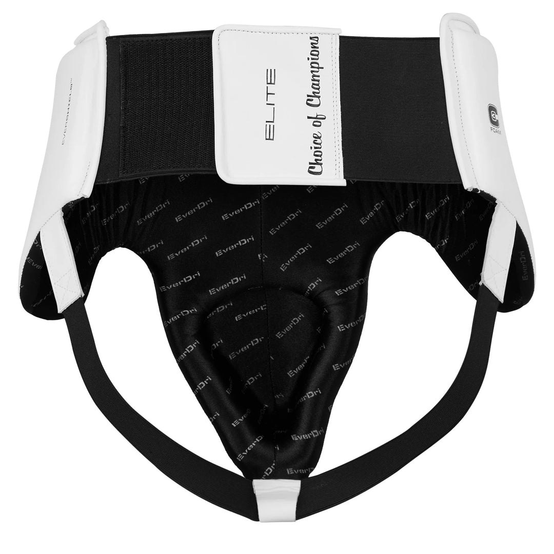 Elite Pro Leather Hook & Loop Groin Protector