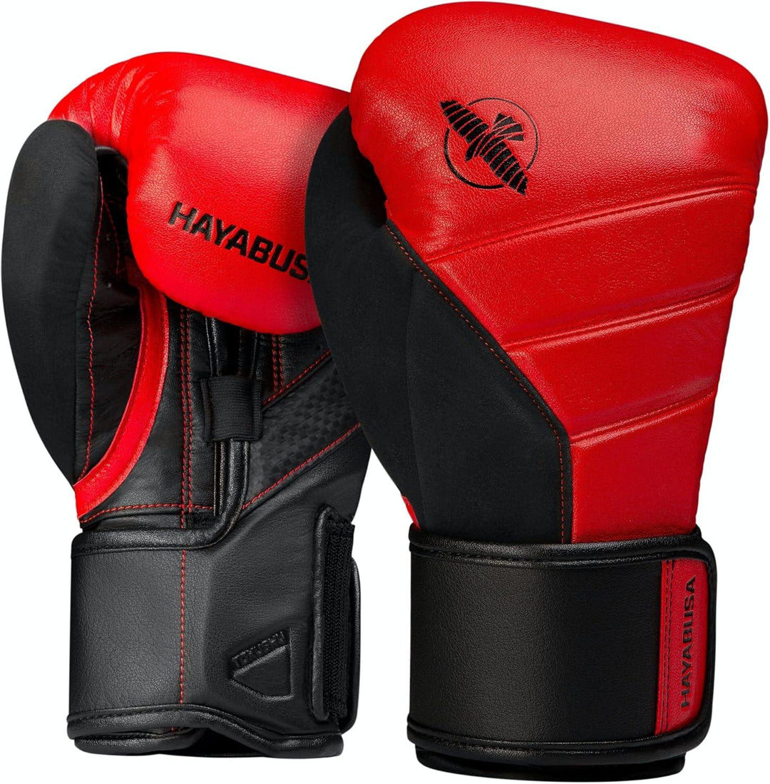 Hayabusa T3 Boxing Gloves-Red/Black-12 oz