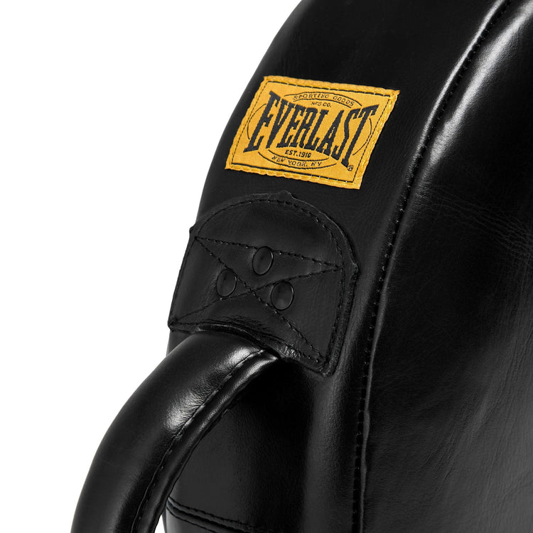 Black boxing glove with Everlast logo on a white background