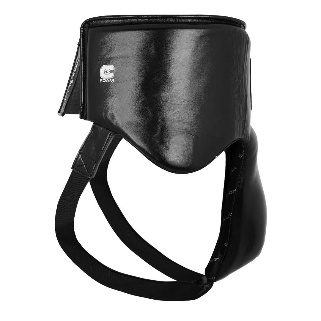 Elite Pro Leather Hook & Loop Groin Protector