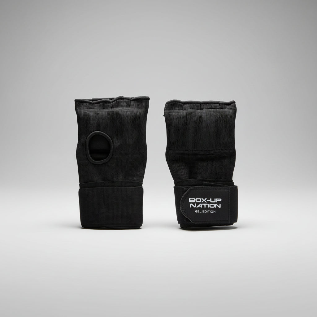 A pair of black gel quickwraps