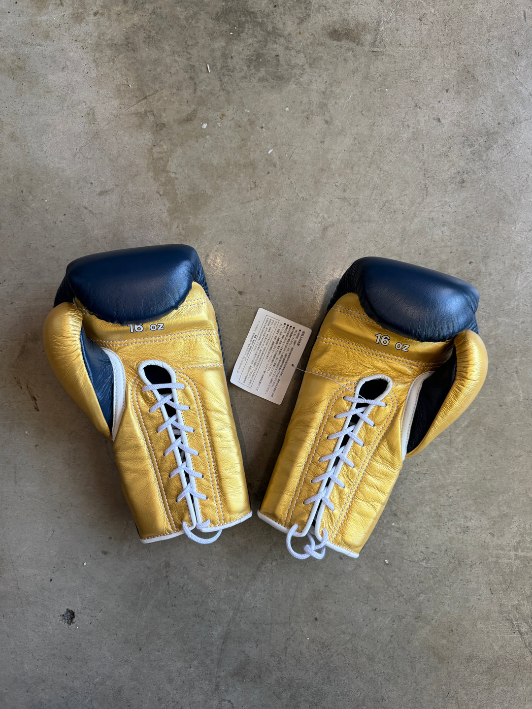 winning 16oz Blue/Gold Lace Up