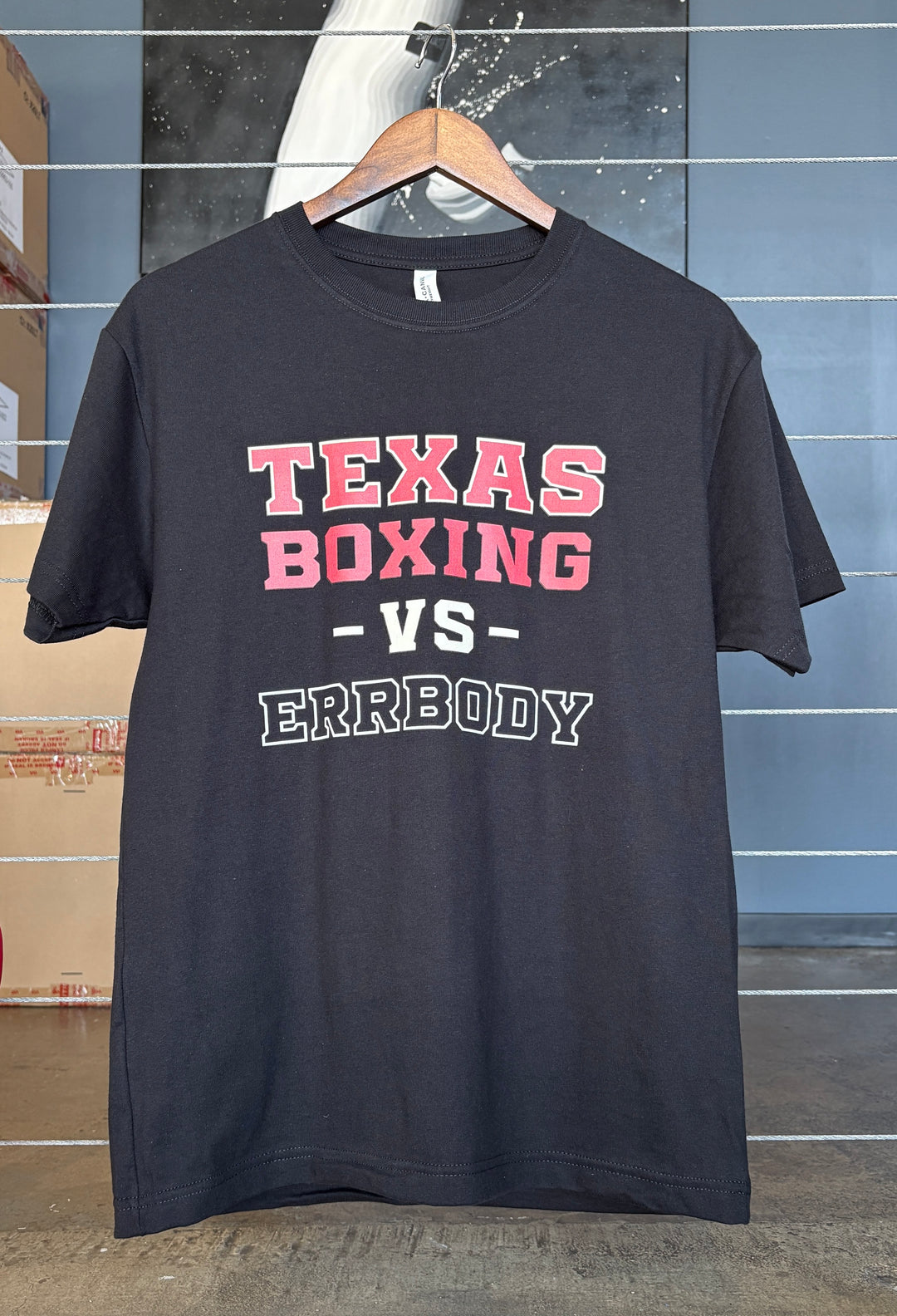 TEXAS BOXING VS ERRBODY T-Shirt (Adult Unisex)