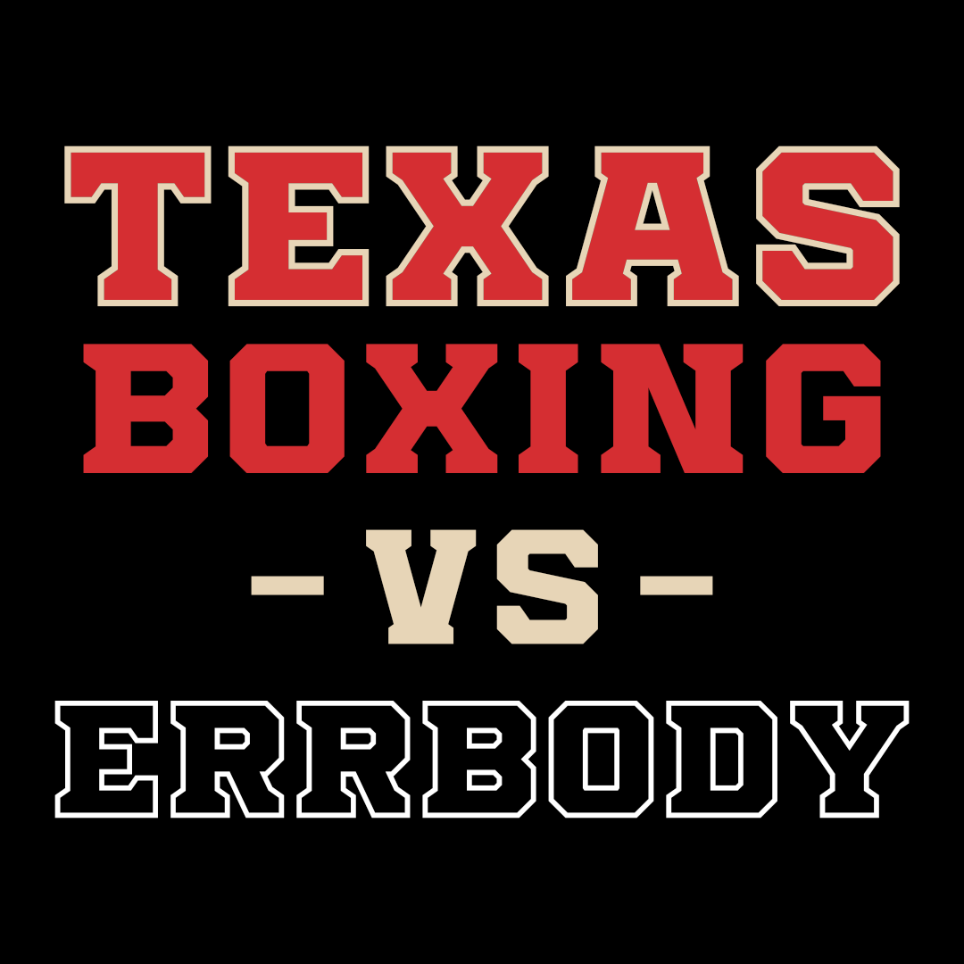 TEXAS BOXING VS ERRBODY Pullover Hoodie (Adult Men's)