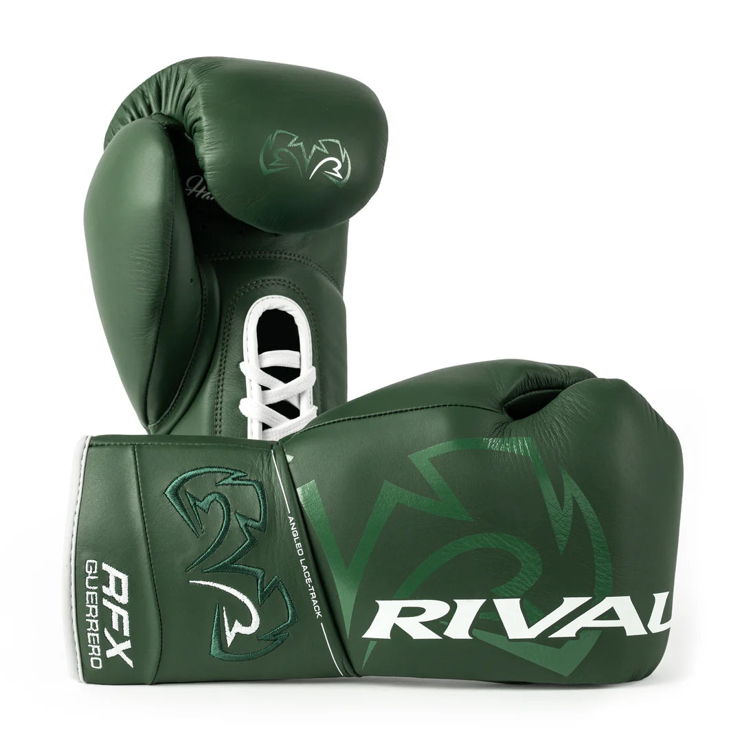 RIVAL BOXE RFX Guerrero Hde-F Pro Combat Gants A Lacets Blanc/Noir Pads RIVAL BOXE RFX Guerrero Hde-F Pro Combat Gants A Lacets Blanc/Noir Pads